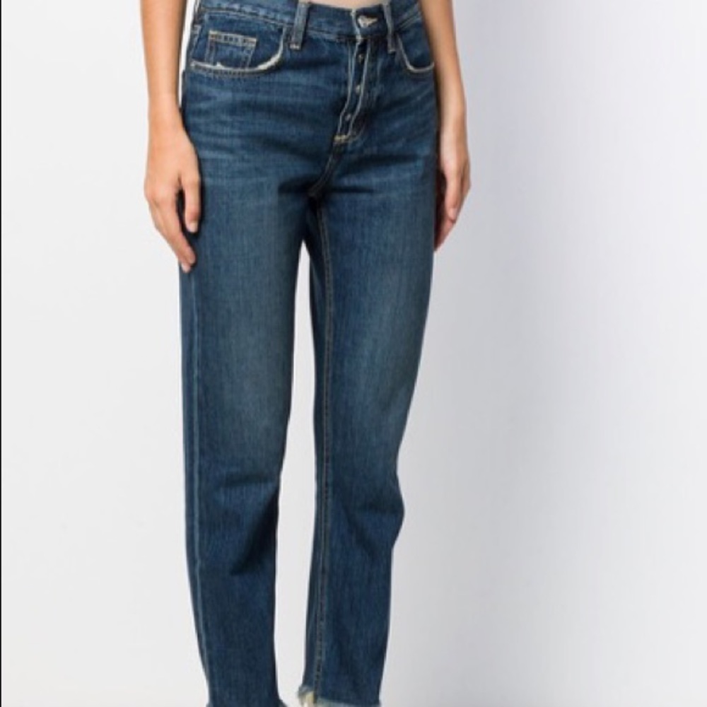 Current/Elliott
straight-leg cropped jeans size 26